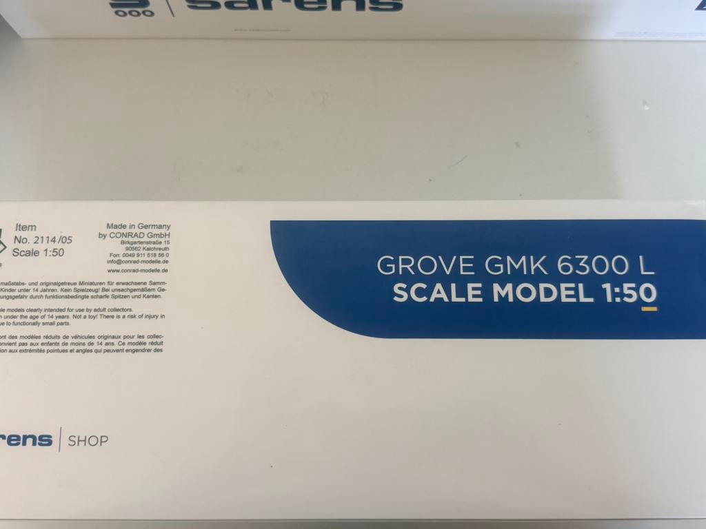 Grove gmk 6300, Ophalen of Verzenden, Nieuw, Hijskraan, Tractor of Landbouw