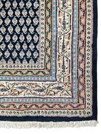 Handgeknoopt oosters wol Mir tapijt Paisley blue 207x243cm, Persian Perzisch vintage oosters hype, 200 cm of meer, Ophalen of Verzenden