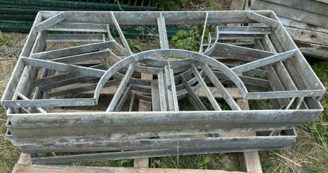 Boomroosters gegalvaniseerd 130x130 cm, Tuin en Terras, Planten | Bomen, Overige soorten, Bloeit niet, Ophalen