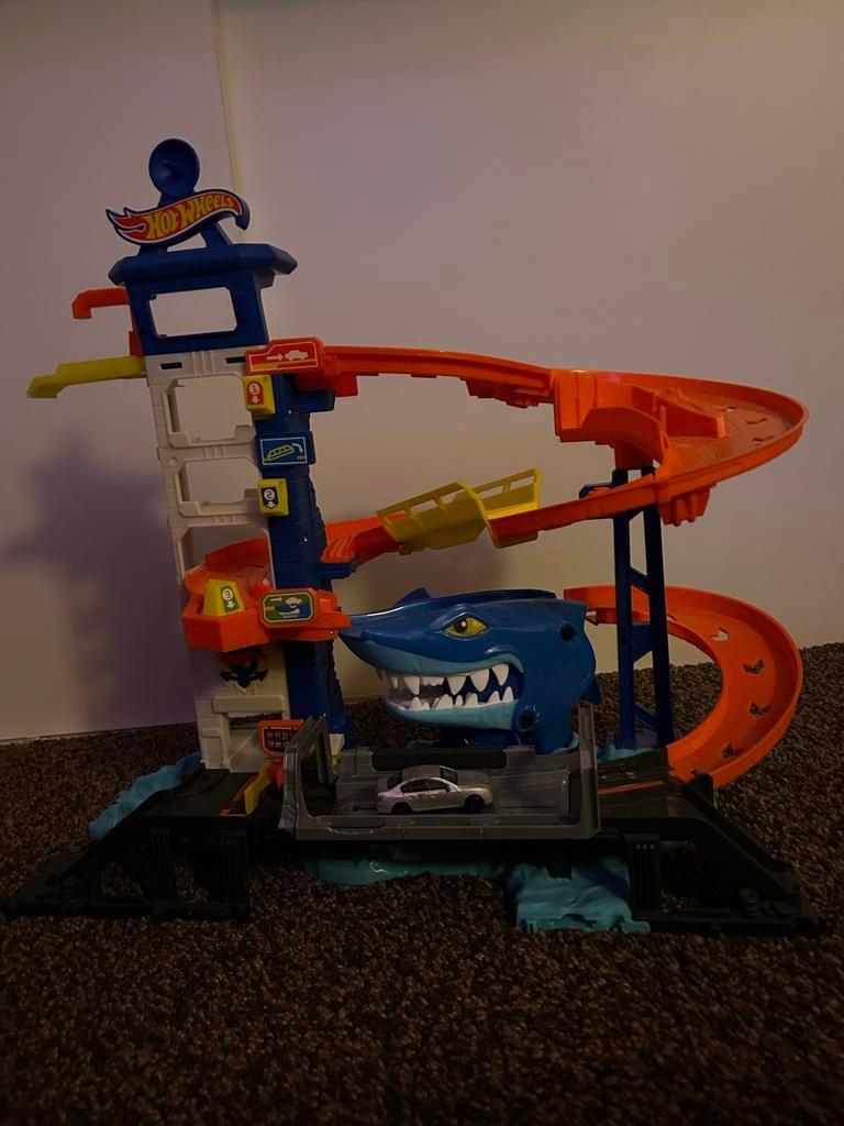 Hot Wheels garage haai, Ophalen of Verzenden, Zo goed als nieuw