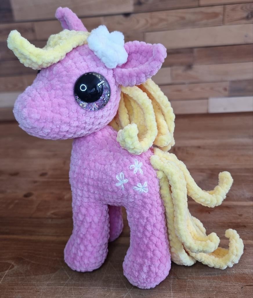 My little pony 'Lilly Valley', knuffel handmade, Ophalen of Verzenden, Nieuw, Overige typen