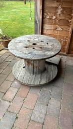 Haspel op wielen, Tuin en Terras, Tuintafels, Ophalen, Gebruikt, Rond, Hout