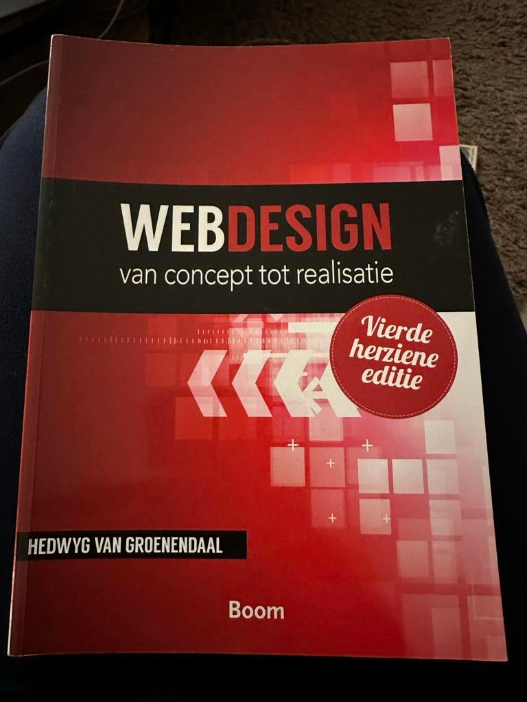 WebDesign: van concept tot realisatie - Hedwyg van Groenenda, Boeken, Informatica en Computer, Ophalen of Verzenden, Nieuw, Internet of Webdesign