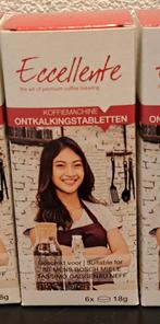 Eccellente Ontkalkingstabletten - 5x6 tabletten, Witgoed en Apparatuur, Koffiemachine-accessoires, Ophalen, Nieuw