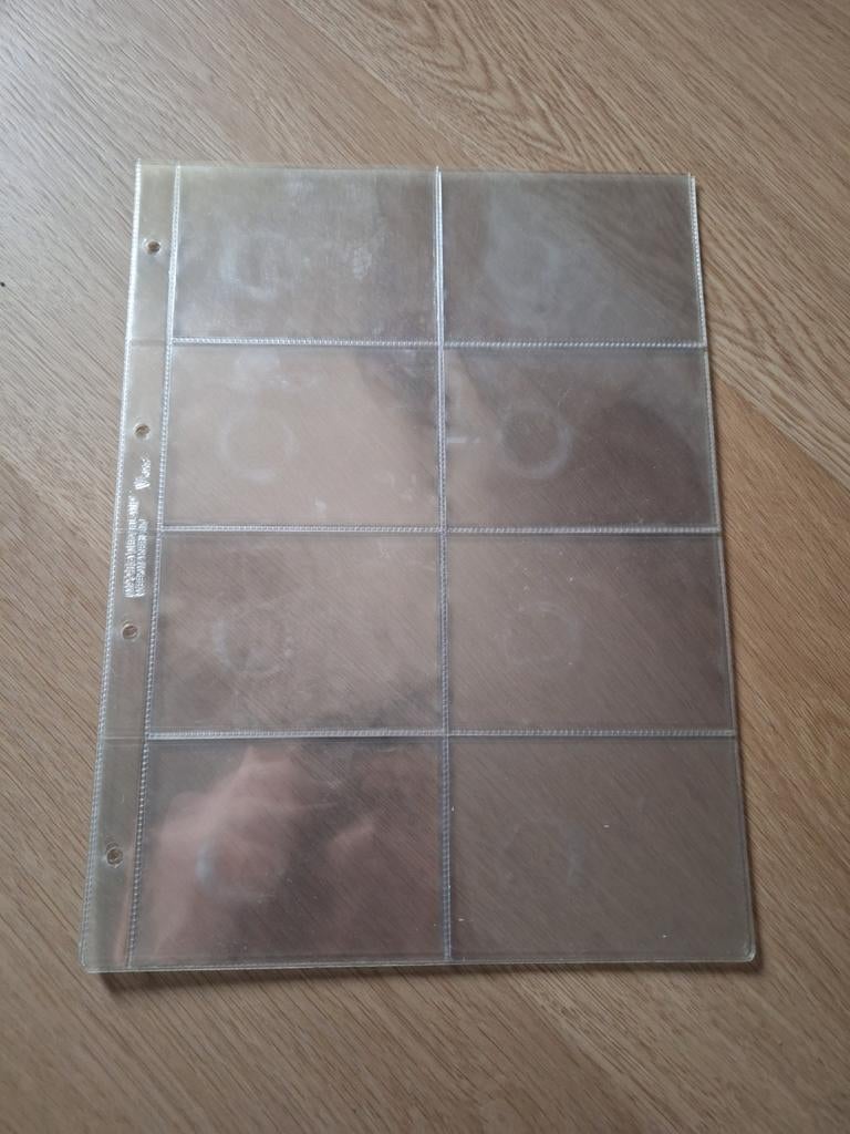 Importa V4x2 insteekbladen coincards, Ophalen of Verzenden, Verzamelalbum