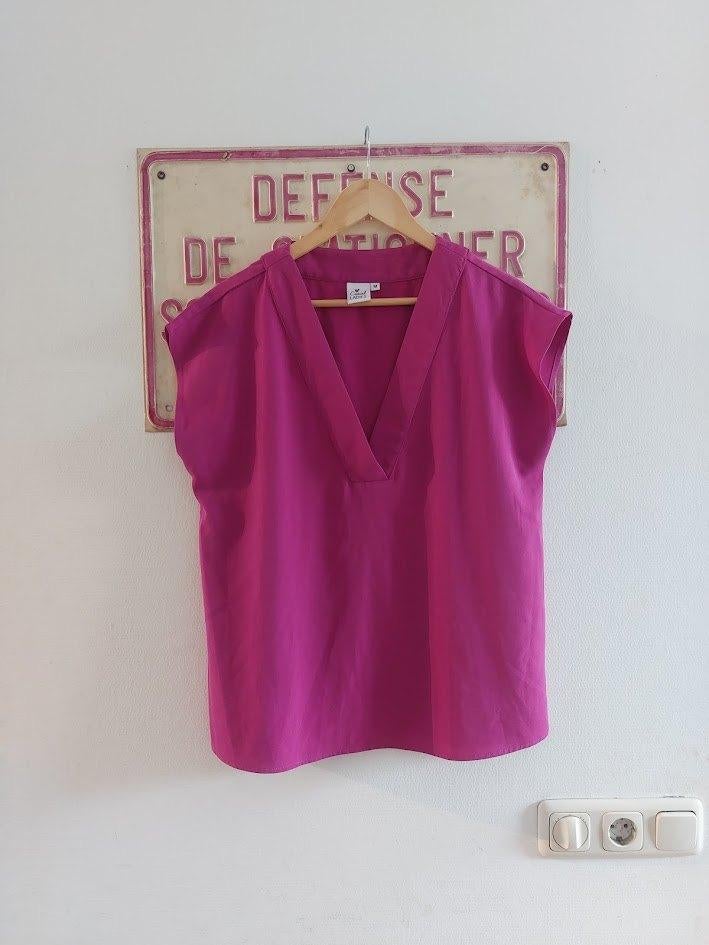 Casual ladies blouse 38, Kleding | Dames, Blouses en Tunieken, Maat 38/40 (M), Paars, Casual Ladies, Ophalen of Verzenden