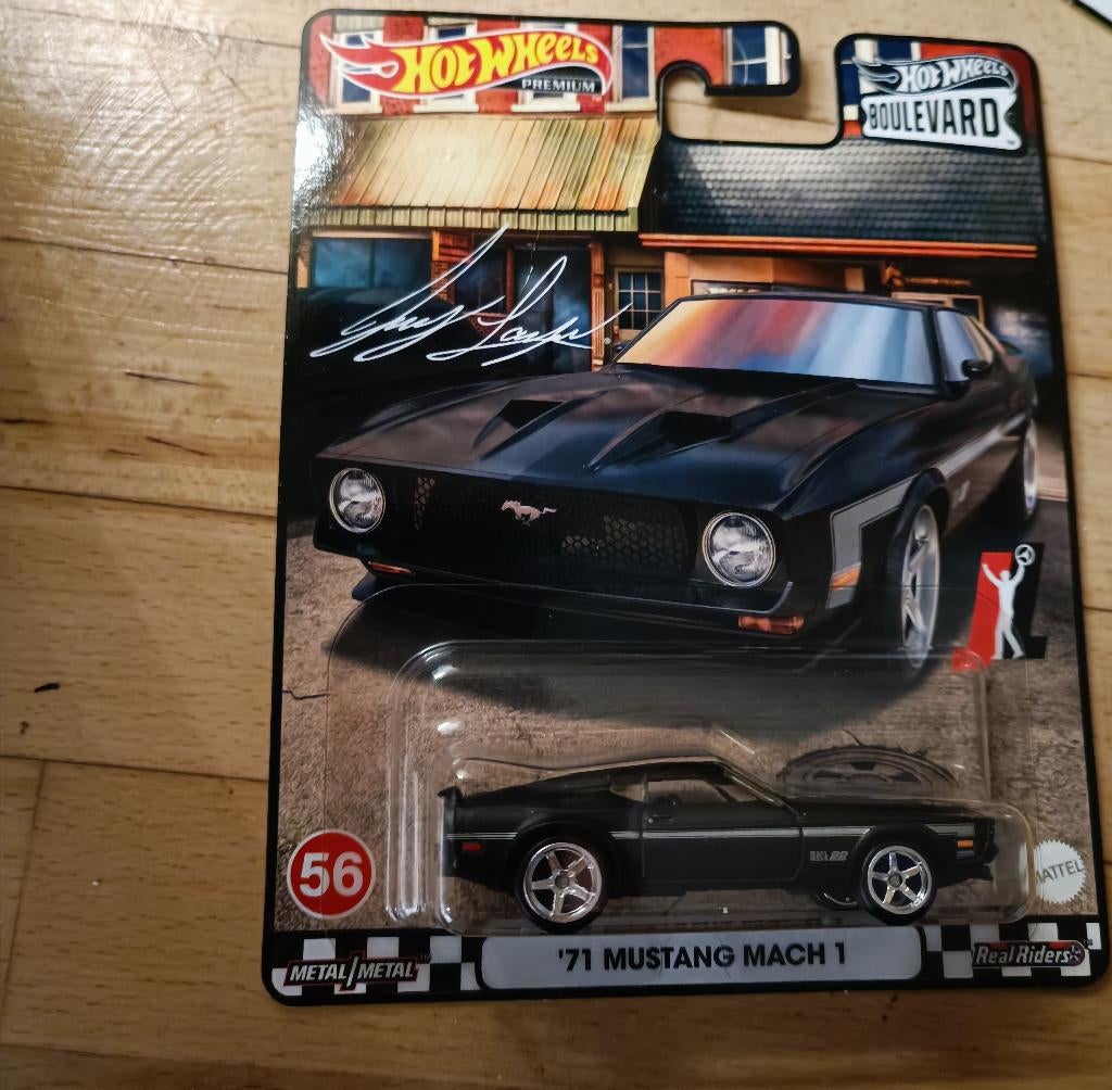 hot wheels boulevard 71 Mustang Mach 1, Ophalen of Verzenden, Nieuw, Auto