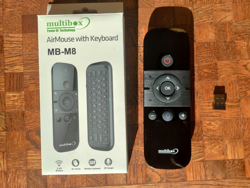 MB-M8 Air Mouse Toetsenbord DEFECT, Computers en Software, Toetsenborden, Ophalen of Verzenden, Qwerty, Niet werkend, Draadloos
