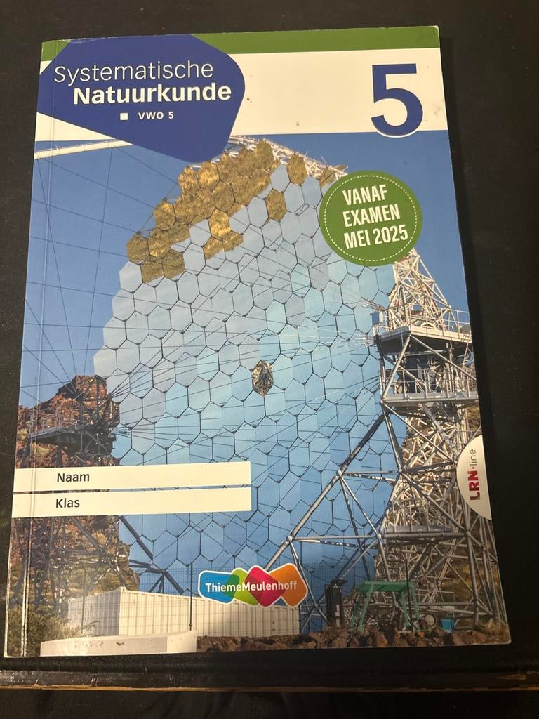 Systematische Natuurkunde VWO 5 - Thiememeulenhoff, Ophalen of Verzenden, Gelezen, VWO, Natuurkunde