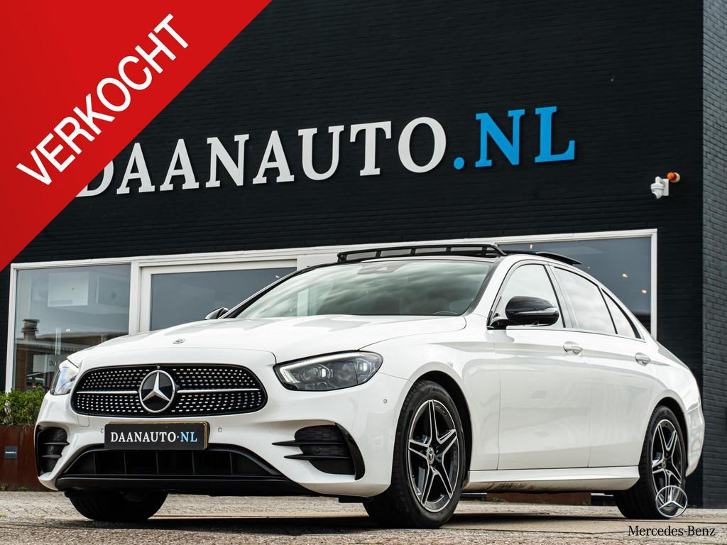 Mercedes-Benz E200 AMG Line Pano Memory Burmester Matrix LED, Automaat, Achterwielaandrijving, Gebruikt, 4 cilinders