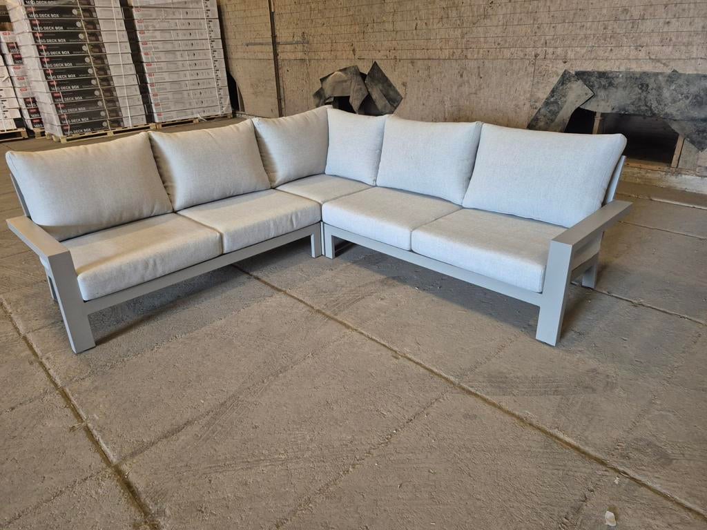 3delige aluminium loungeset. Showroommodel in top staat!, Tuin en Terras, Tuinsets en Loungesets, Ophalen, Aluminium