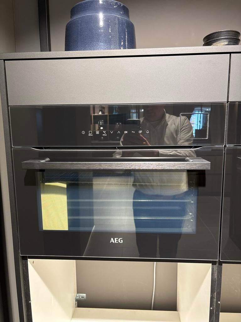 AEG KSE792220 Stoomoven - 45 cm Nis - Energieklasse A+, Witgoed en Apparatuur, Ovens, Oven, Hete lucht, Nieuw, Inbouw