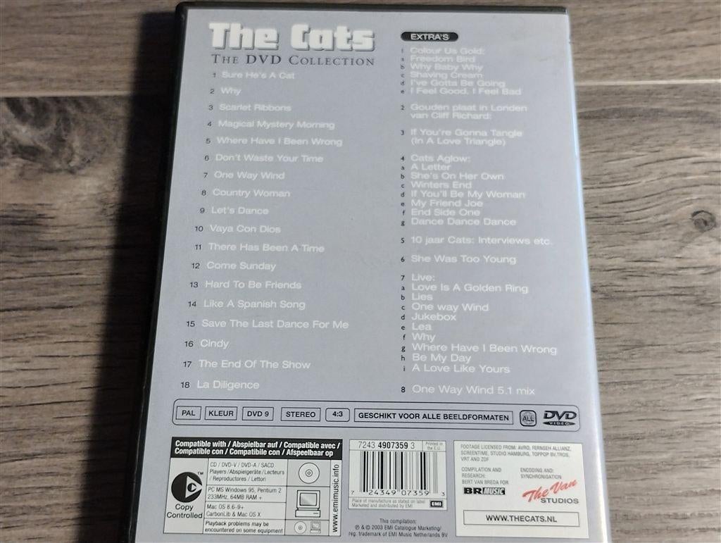 The Cats ‎- The DVD Collection, Cd's en Dvd's, Dvd's | Muziek en Concerten, Alle leeftijden, Ophalen of Verzenden, Zo goed als nieuw