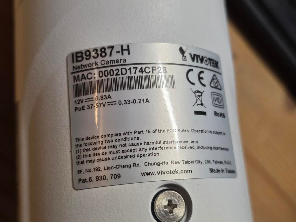 Vivotek IB9387-H Bullet IP-camera 5MP voor buiten, Ophalen of Verzenden, Nieuw