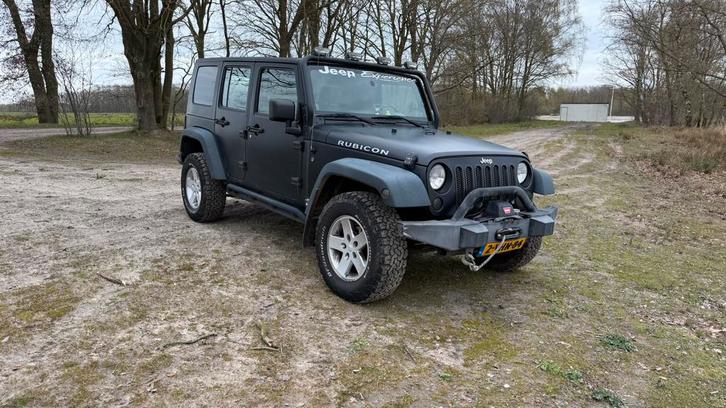 Jeep Wrangler JKU – klaar voor avontuur! Offroad of overland, Auto's, Bestelauto's, Particulier, 4x4, ABS, Achteruitrijcamera