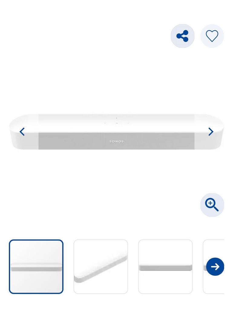Sonos Beam Gen 2 Soundbar Wit - nieuw in doos, Audio, Tv en Foto, Soundbars, Ophalen of Verzenden, Bluetooth, Nieuw
