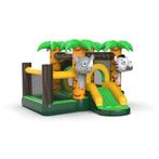 Springkussen Combi Jungle huren in Hoogvliet – €44,99, Ophalen, Zo goed als nieuw, Verjaardag