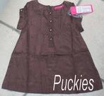 Bruine Name It jurk maat 74 *NIEUW* a, Kinderen en Baby's, Babykleding | Maat 74, Meisje, Jurkje of Rokje, Nieuw, Ophalen of Verzenden