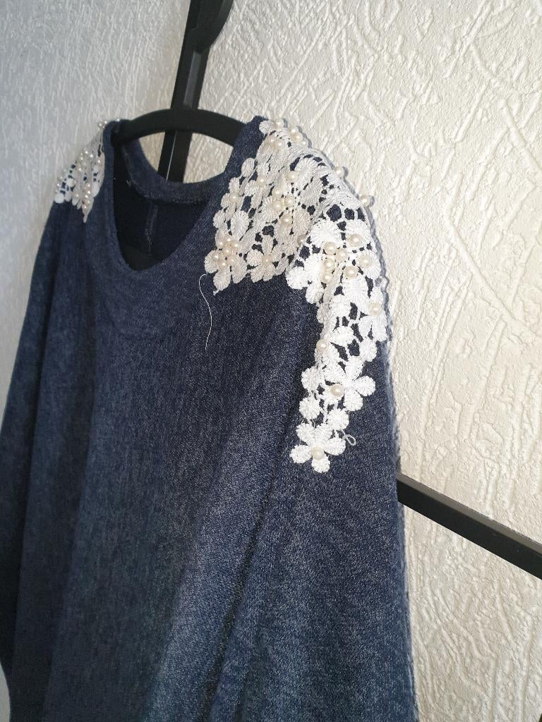 Abaya oversize jurk, Verzenden, Zo goed als nieuw, Onder de knie