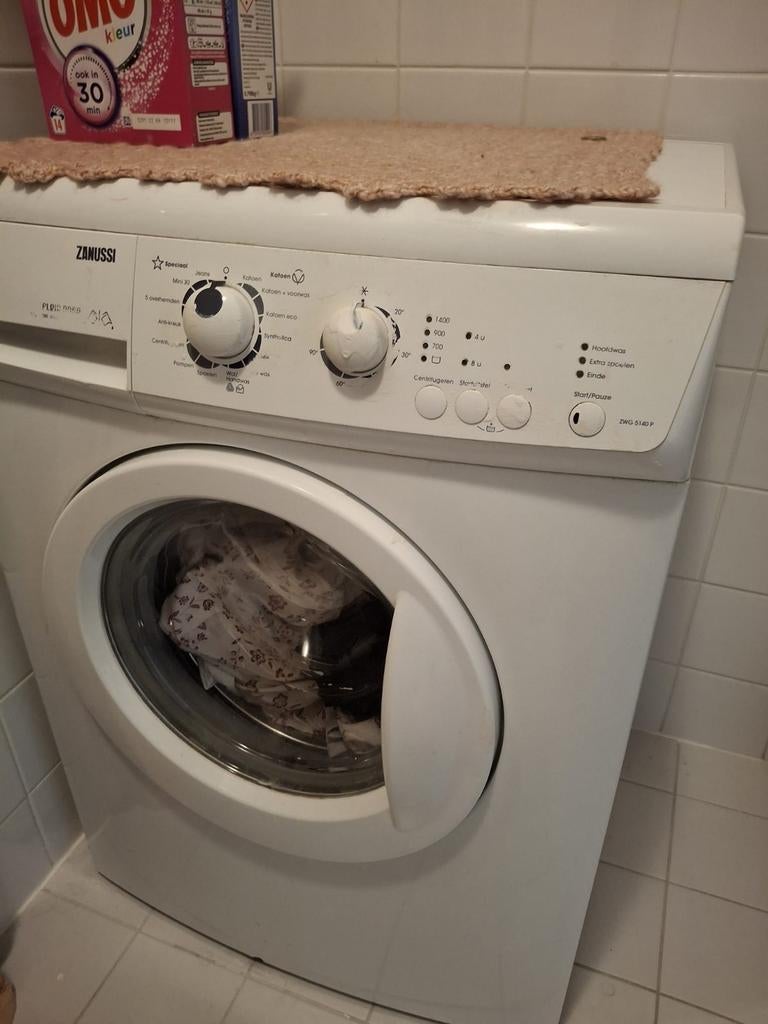 Zanussi ZWG 5140 P Wasmachine - Werkt perfect!, Ophalen of Verzenden, Zo goed als nieuw, Voorlader, 85 tot 90 cm