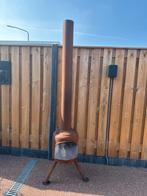 Rustieke gietijzeren vuurton - Terrasverwarmer, Ophalen, Gebruikt, Vuurton