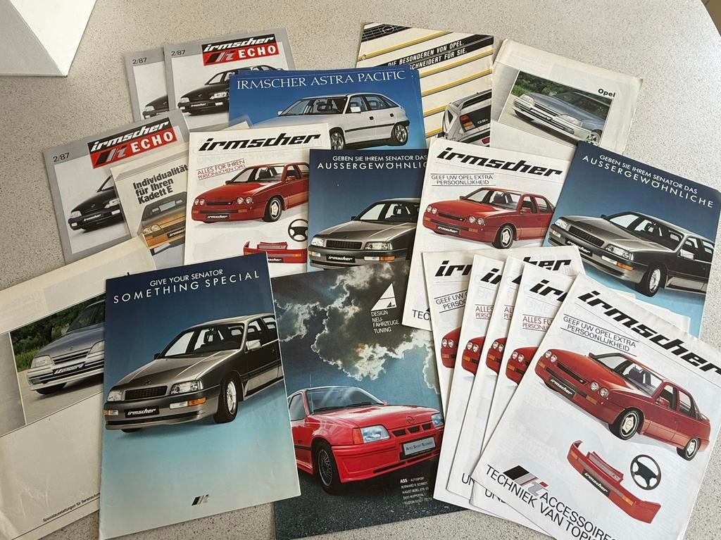Opel / Irmscher - diverse folders, Ophalen of Verzenden, Zo goed als nieuw, Opel