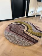 HK-Living rond vloerkleed - Nog in goede staat, Gebruikt, 100 tot 150 cm, Bruin, Rond