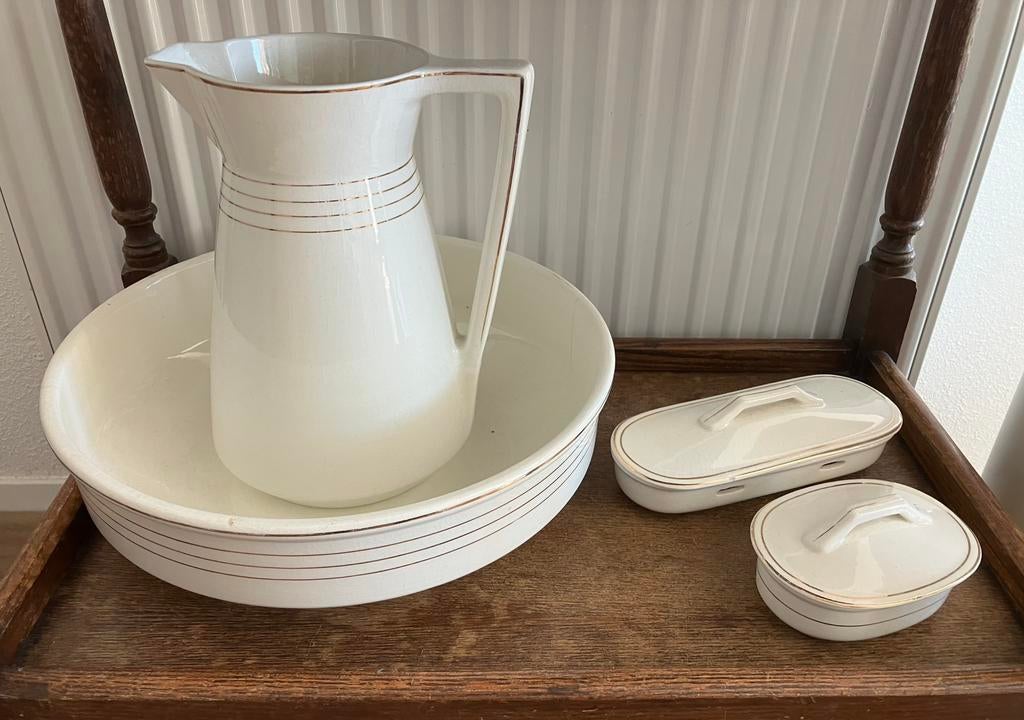 Compleet lampet stel, Antiek en Kunst, Ophalen