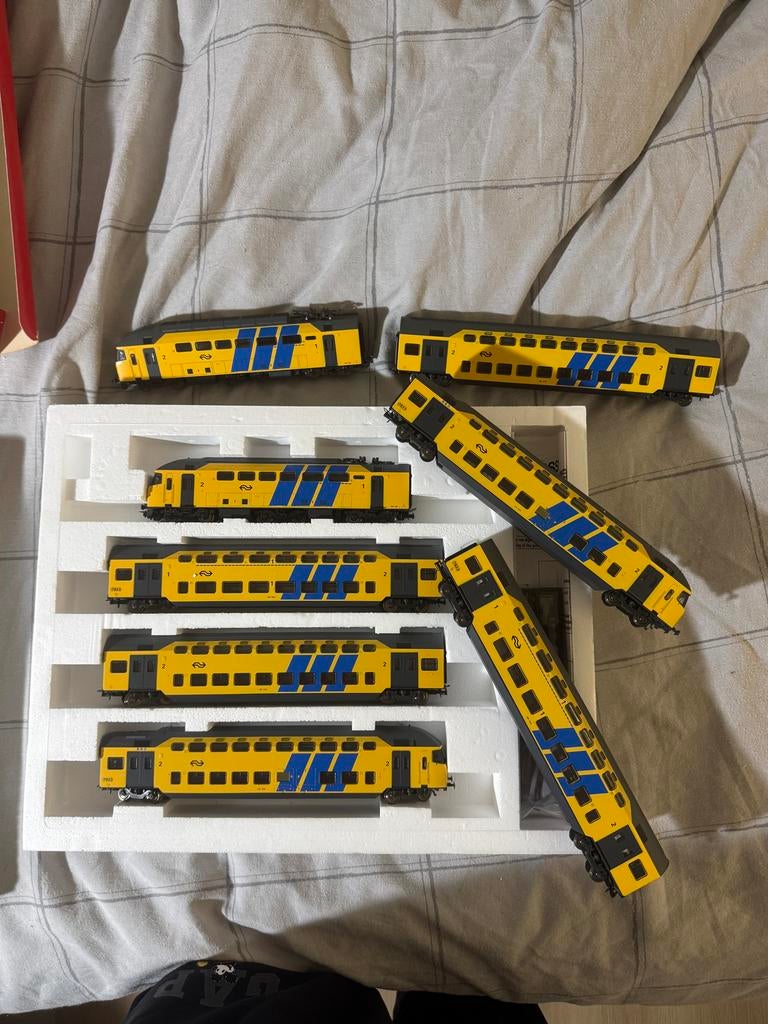 NS mDDM Intercity 8-delig, Overige merken, Gelijkstroom, Ophalen of Verzenden, Gebruikt