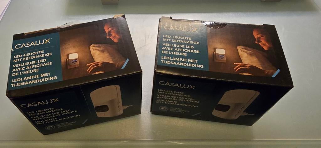 Ledlampjes met tijdsaanduiding 2 stuks., Ophalen, Nieuw, Minder dan 50 cm