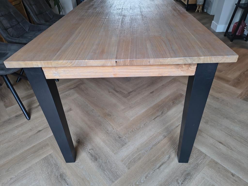 Mooie eikenhouten tafel, Ophalen, Gebruikt, Eikenhout, 50 tot 100 cm