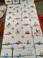 tegels met ruiters en landschappen / Vazen West germany, Ophalen