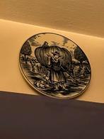 Delfts blauwe borden en koe, Ophalen