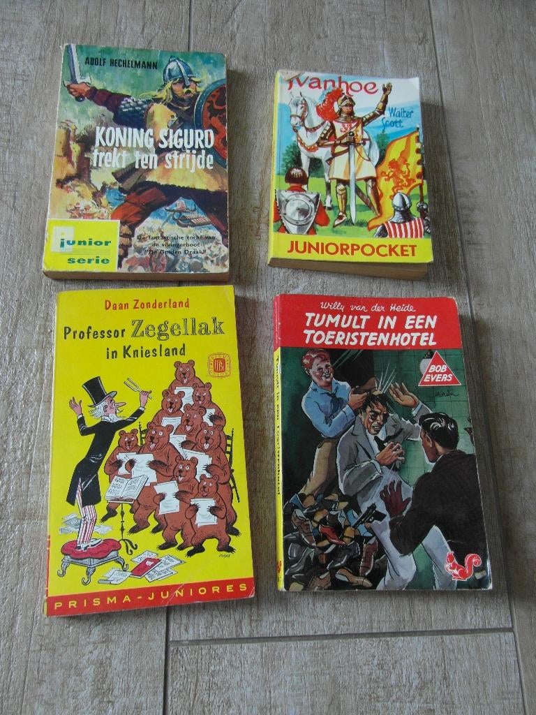 4 junior pockets uit de jaren 60; OOK APART te koop, Ophalen of Verzenden, Diverse auteurs