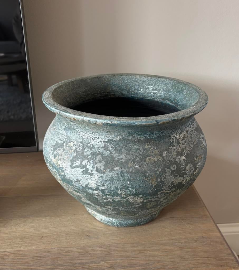 Moiie grote bloempot, Ophalen, Zo goed als nieuw