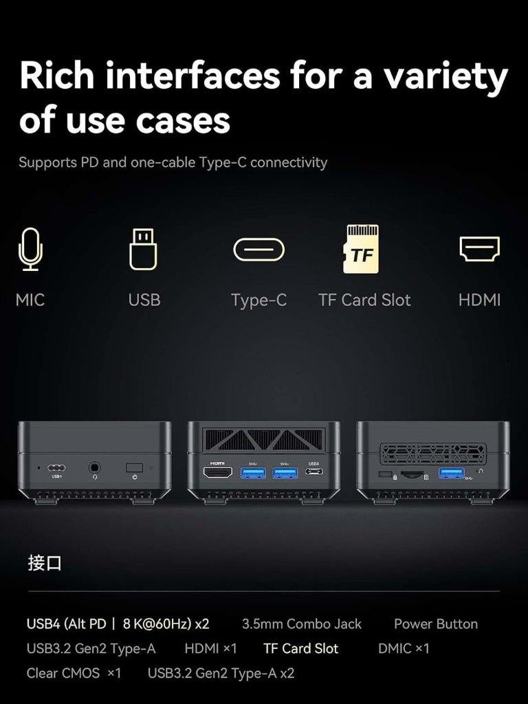 MINISFORUM Mercury EM680,AMD Ryzen 7 6800U, 32GB / 512G, Minisforum, Gebruikt, 32 GB, Ophalen of Verzenden