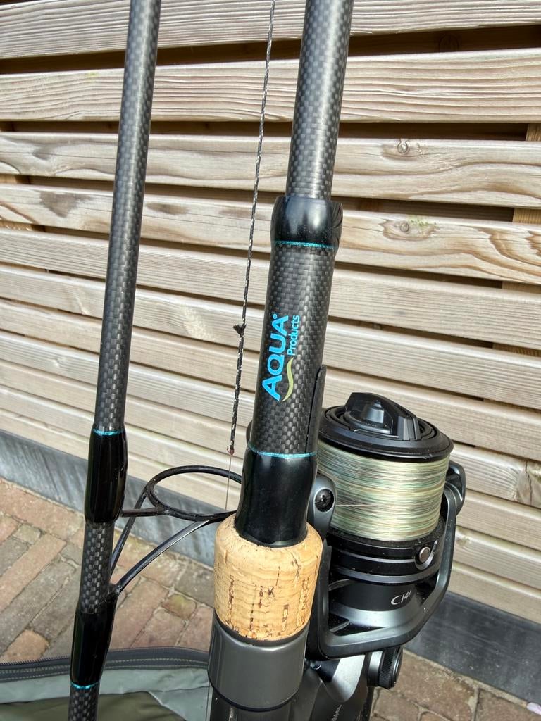 Aqua Atom  Kurk | 10ft 3,25LB, Ophalen, Zo goed als nieuw, Werphengel