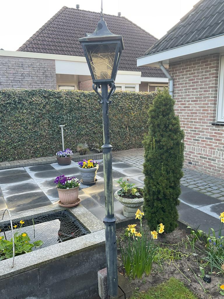 Tuinlantaarn 120cm  kleine tuinlantaarn, Tuin en Terras, Buitenverlichting, Ophalen, Staande lamp, 50 tot 250 watt, IJzer