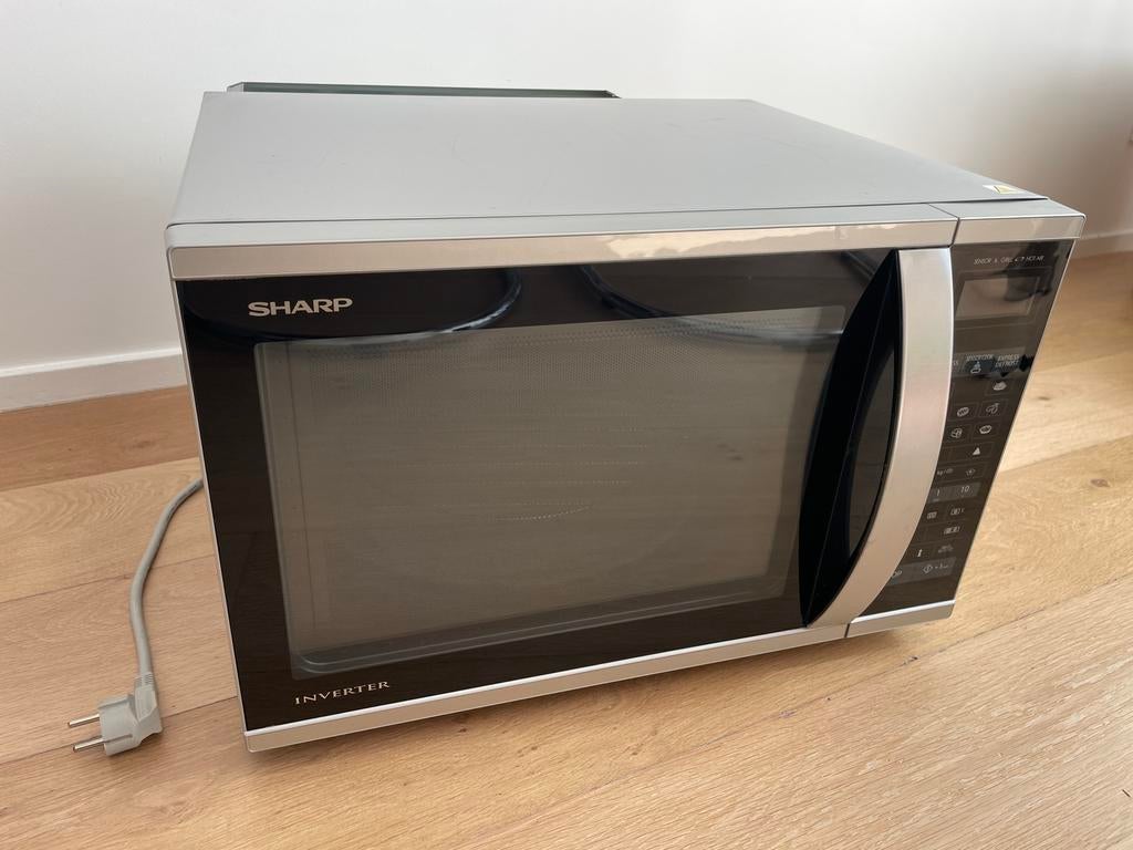 Sharp Inverter combi magnetron (grill, sensor en hete lucht), Witgoed en Apparatuur, Magnetrons, Ophalen, Combimagnetron, Gebruikt