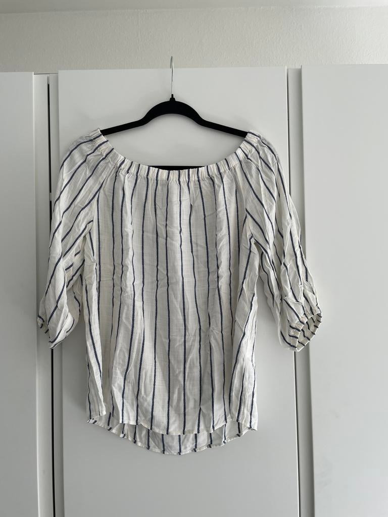 Off shoulder blouse H&M, Ophalen of Verzenden, Nieuw, Maat 36 (S), Wit