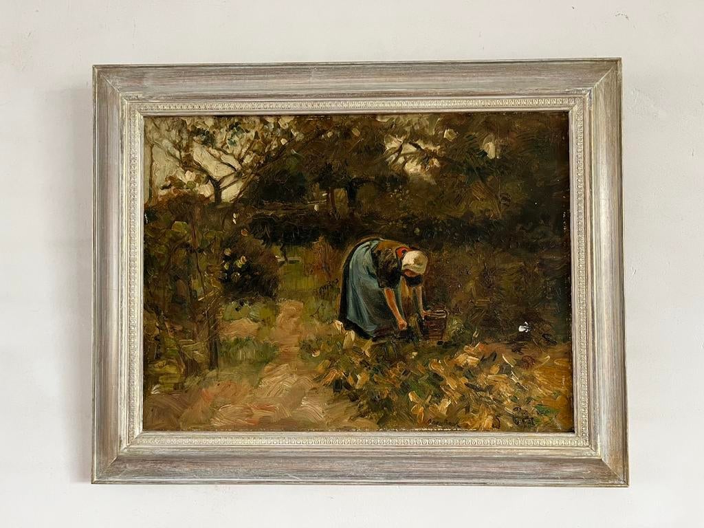 Schilderij olieverf op doek, Ophalen of Verzenden