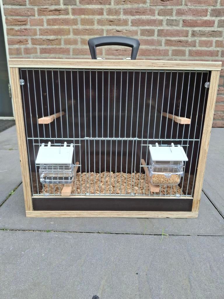 Vogel vervoers/transport kist, Dieren en Toebehoren, Ophalen of Verzenden, Nieuw, Hout, Vogelkooi