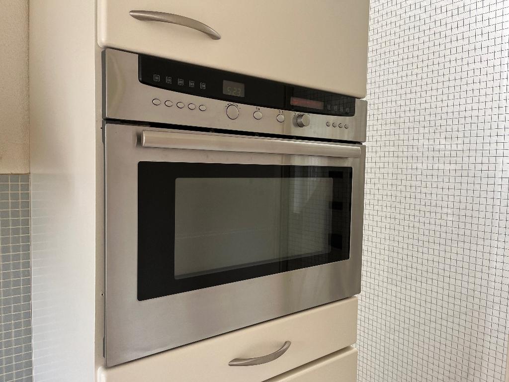 NEFF combimagnetron oven inbouw RVS, Witgoed en Apparatuur, Ovens, Gebruikt, Oven, Inbouw, 45 tot 60 cm