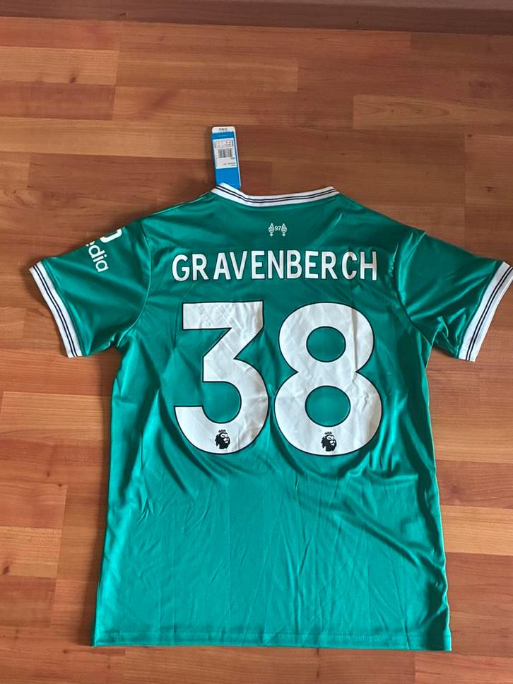 Gravenberch Liverpool thirth kit, Sport en Fitness, Voetbal, Nieuw, Shirt, Maat M, Ophalen of Verzenden