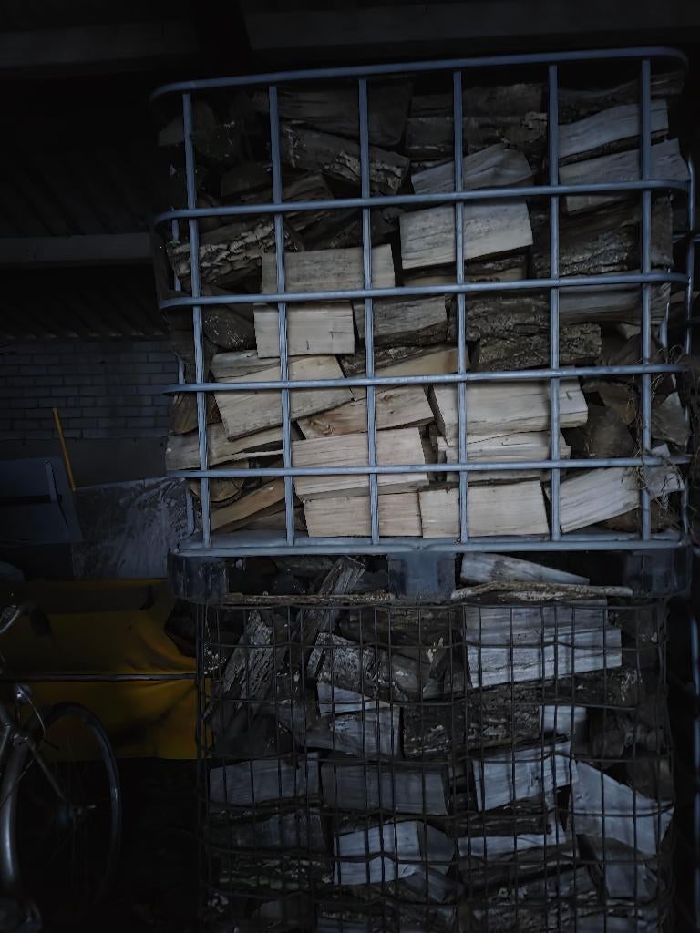 Droog haardhout te koop, Tuin en Terras, Haardhout, 3 tot 6 m³, Ophalen of Verzenden, Overige houtsoorten, Blokken