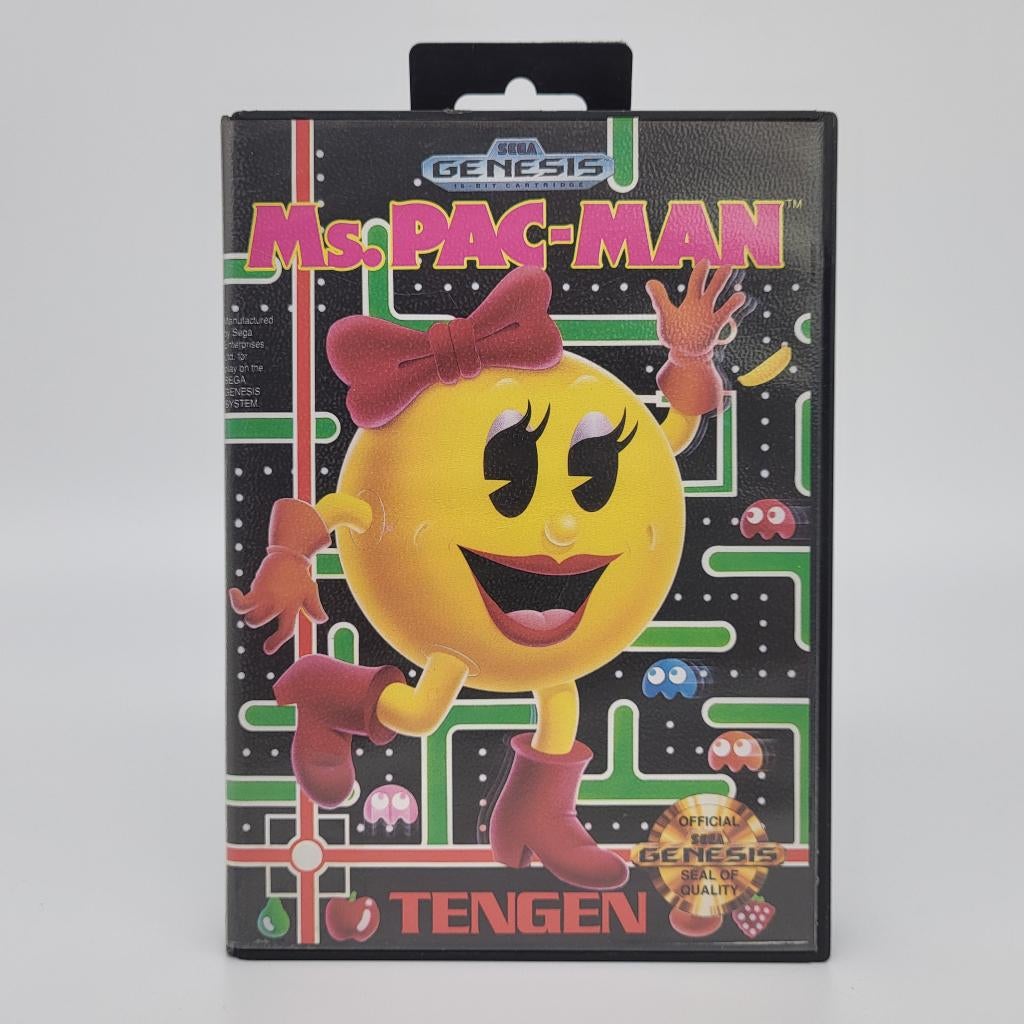 Ms. Pac-Man - SEGA Genesis / Mega Drive - Complete, Spelcomputers en Games, Gebruikt, Overige genres, 1 speler, Ophalen of Verzenden