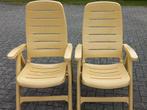 Twee Flair Plastic tuinstoelen, Tuin en Terras, Tuinstoelen, Ophalen
