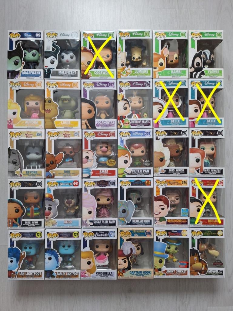 Diverse Disney Funko pops (deel 1), Verzamelen, Poppetjes en Figuurtjes, Nieuw, Ophalen of Verzenden
