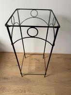 Plantentafel zwart  80 hoog 38 breed, Ophalen, Zo goed als nieuw