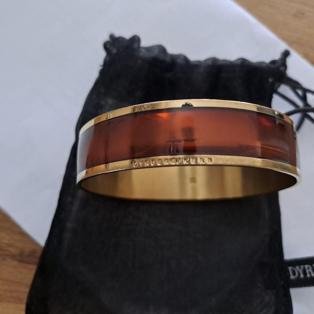 Dyrberg Kern armband, Verzenden, Zo goed als nieuw, Bruin